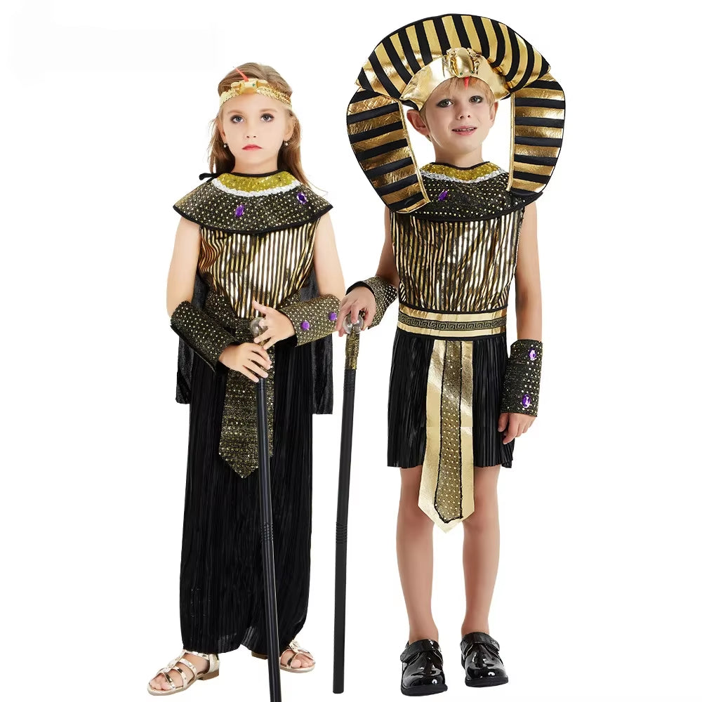 Costumes Ancient Egypt Egyptian Pharaoh Cleopatra Prince Princess Costume for Cosplay Anime Cosplay