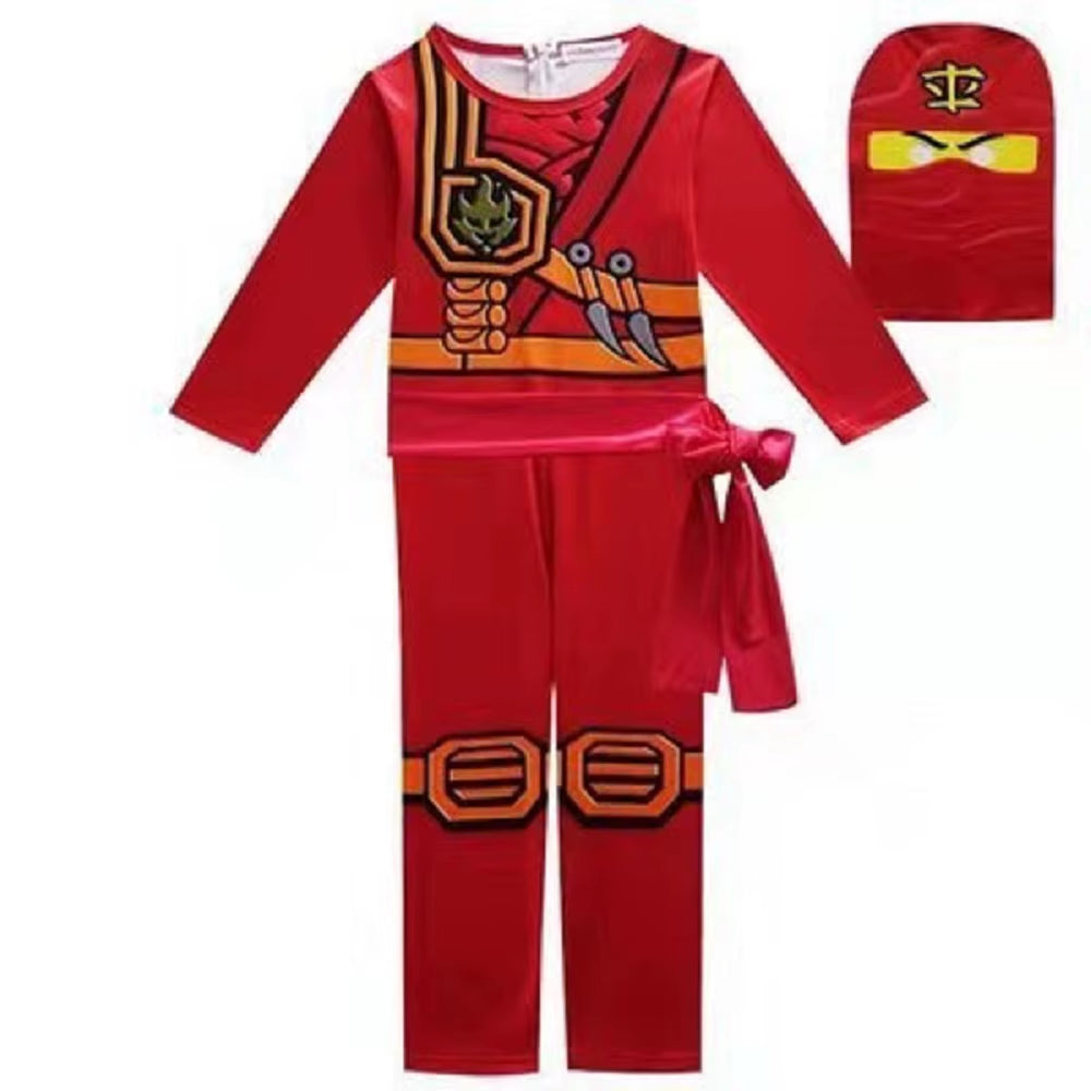 NINJA Cosplay Costume Jumpsuit Set Halloween Christmas Advanced Latest Ninja Cosplay Costume Party