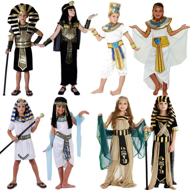 Costumes Ancient Egypt Egyptian Pharaoh Cleopatra Prince Princess Costume for Cosplay Anime Cosplay