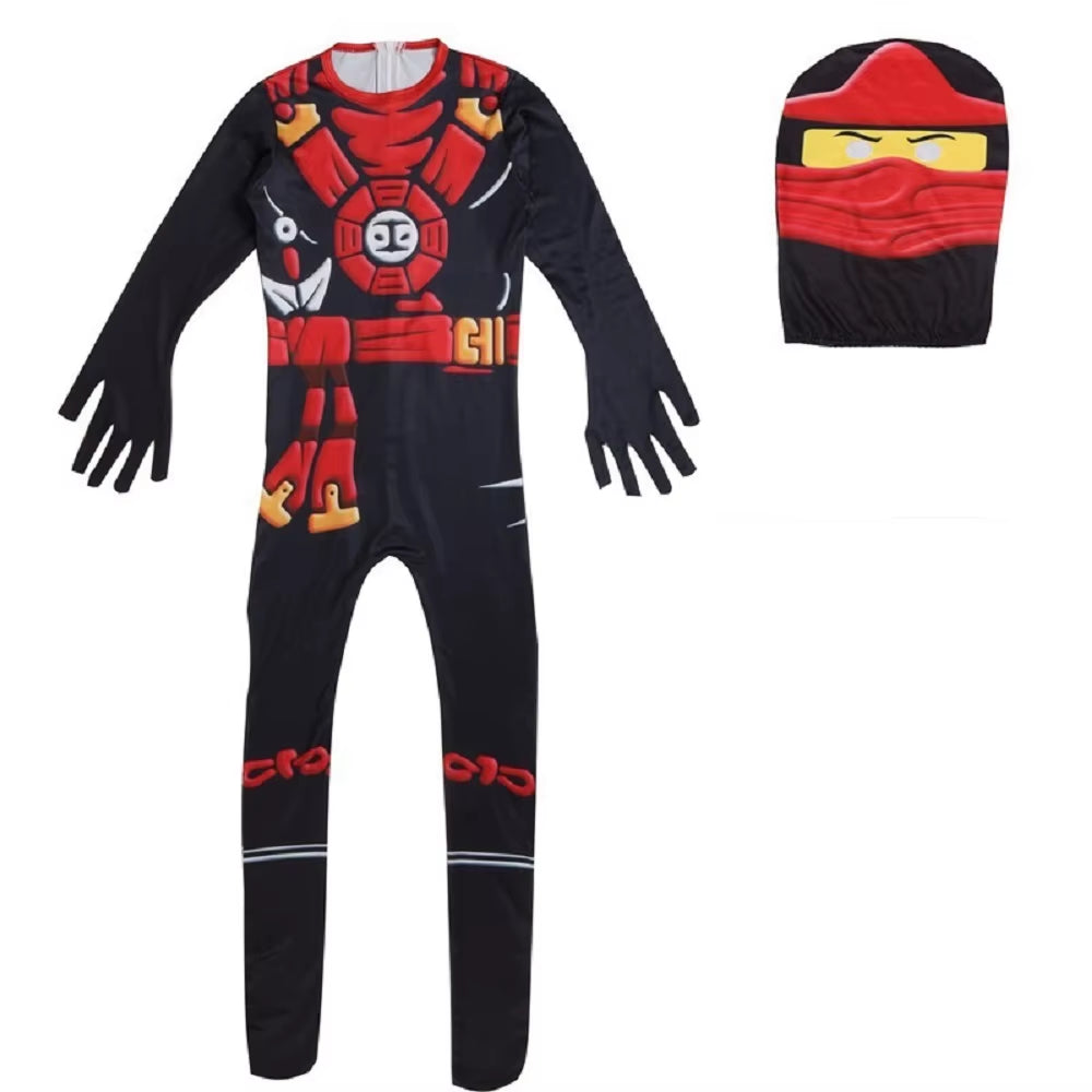 NINJA Cosplay Costume Jumpsuit Set Halloween Christmas Advanced Latest Ninja Cosplay Costume Party