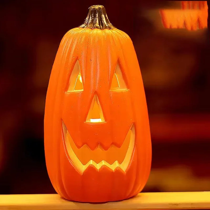 Halloween Glowing Pumpkin Decor LED Triple Layer Light up Pumpkin Decor Battery Powered Festival Theme Home Party Decorations