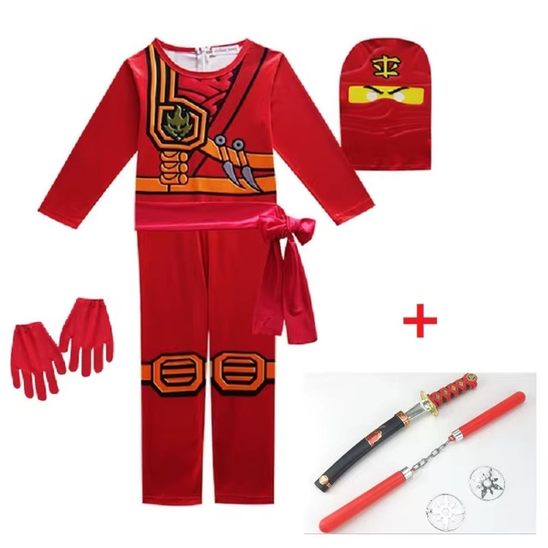 NINJA Cosplay Costume Jumpsuit Set Halloween Christmas Advanced Latest Ninja Cosplay Costume Party