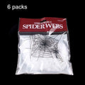 Stretchable Spider Webs with 2 Spiders Each,Party Supplies Halloween Cobweb Decorations for Haunted Houses, Room and Home Decor