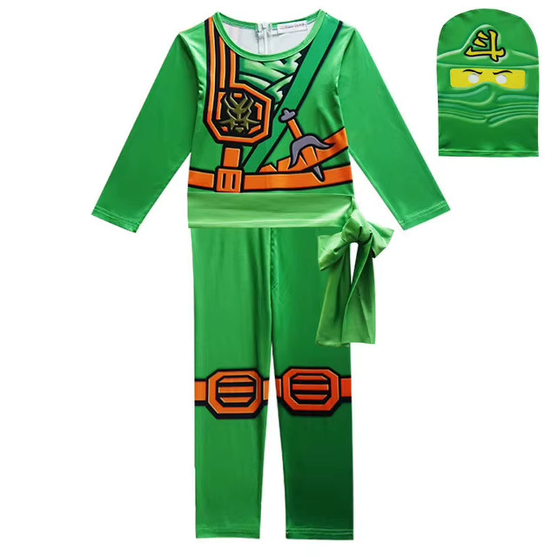 NINJA Cosplay Costume Jumpsuit Set Halloween Christmas Advanced Latest Ninja Cosplay Costume Party