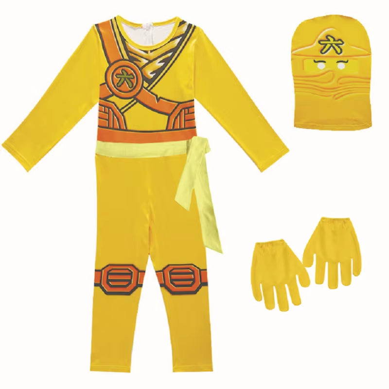 NINJA Cosplay Costume Jumpsuit Set Halloween Christmas Advanced Latest Ninja Cosplay Costume Party
