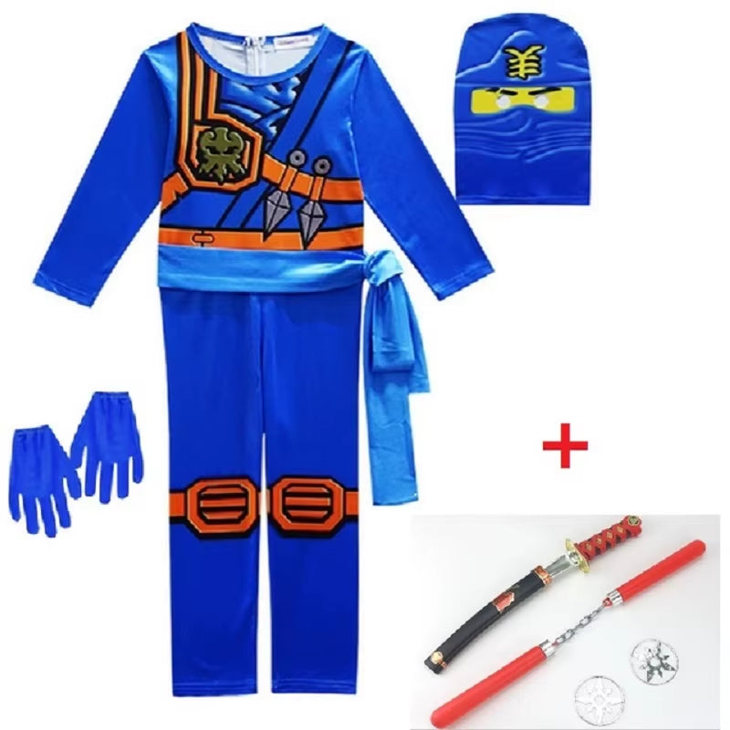 NINJA Cosplay Costume Jumpsuit Set Halloween Christmas Advanced Latest Ninja Cosplay Costume Party