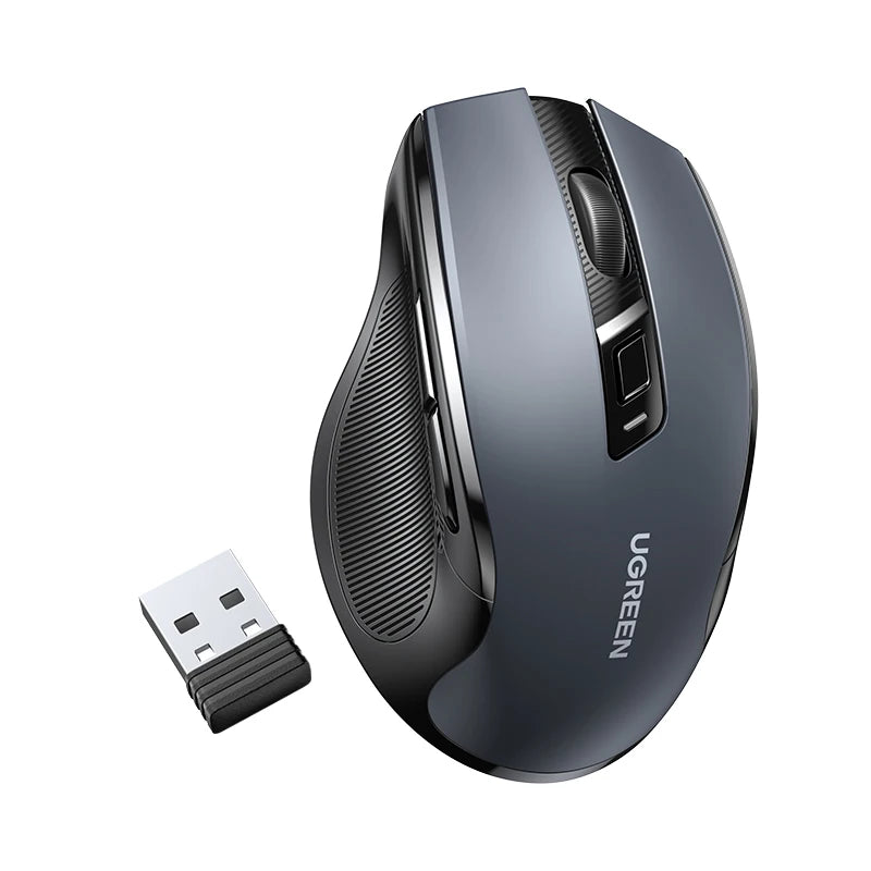 UGREEN ratón inalámbrico Bluetooth 5.0 ergonómico 4000dpi