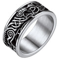 Anillo con cabeza de lobo para hombre