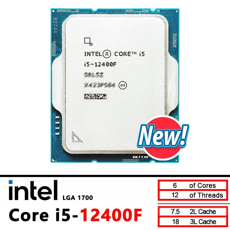Procesador Intel i5-12400F
