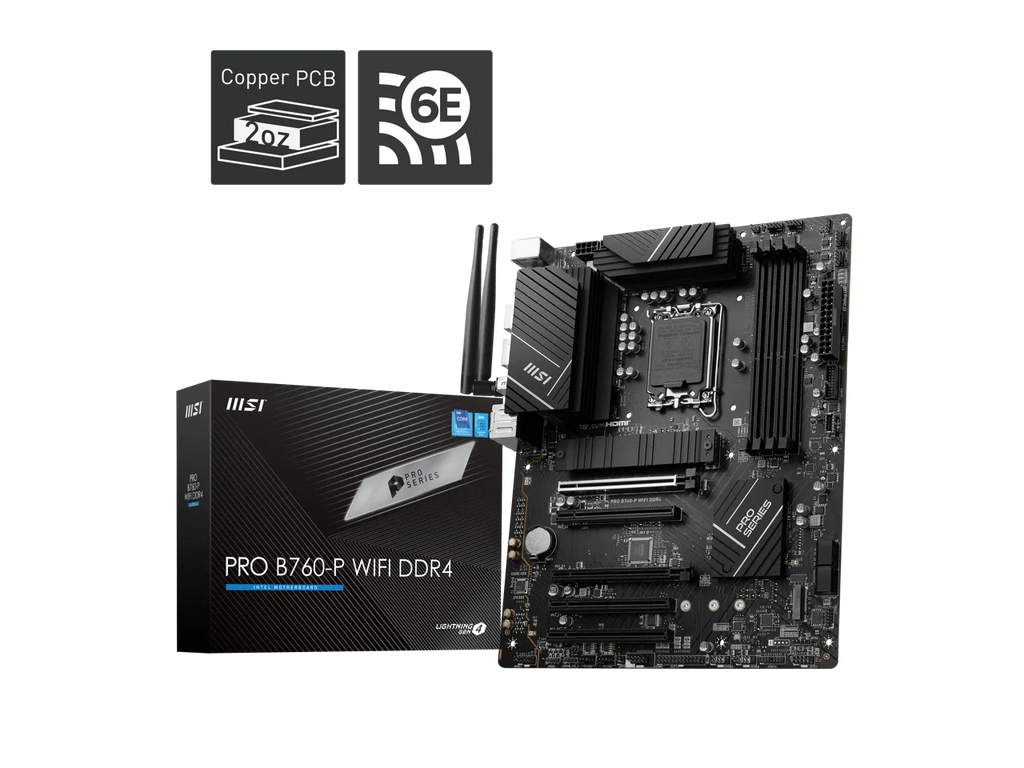 Placa MSI PRO B760-P WIFI DDR4