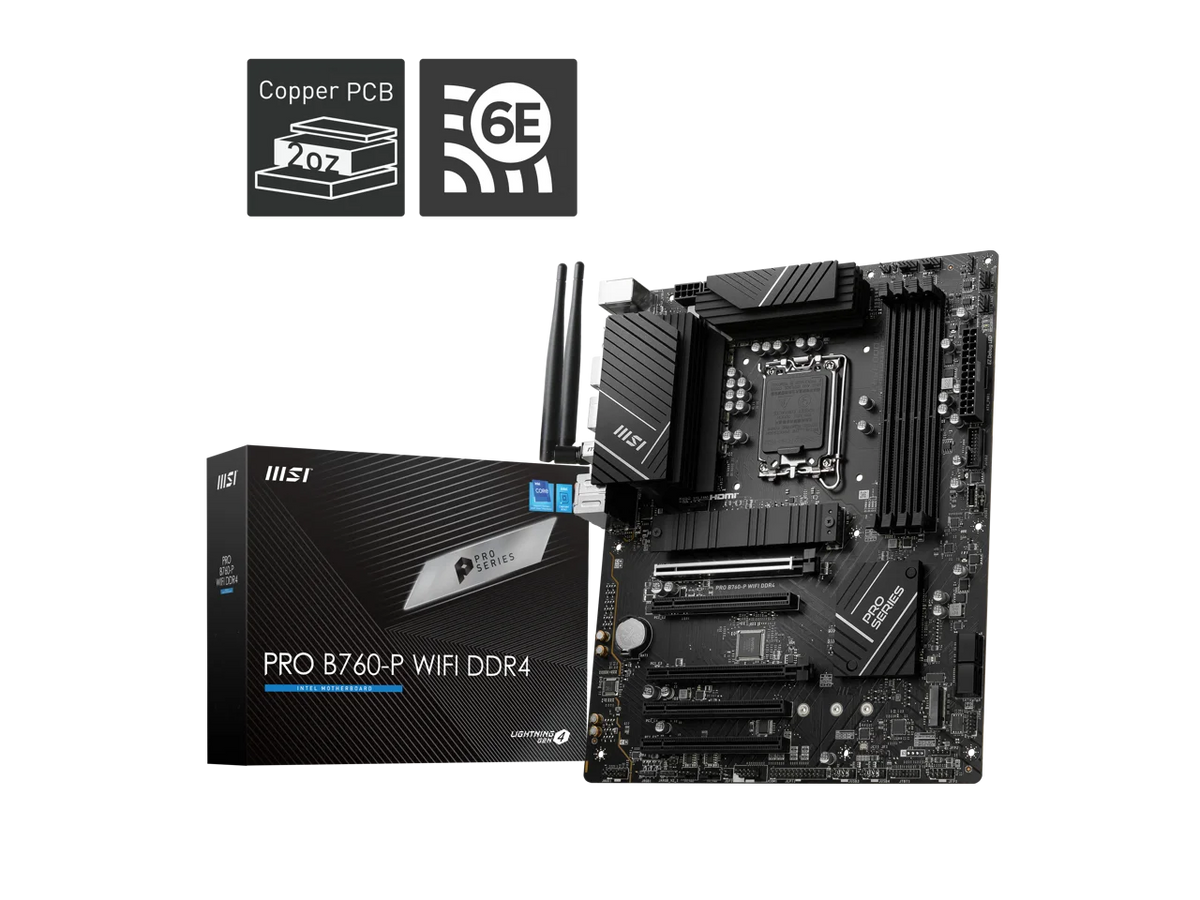 Placa MSI PRO B760-P WIFI DDR4