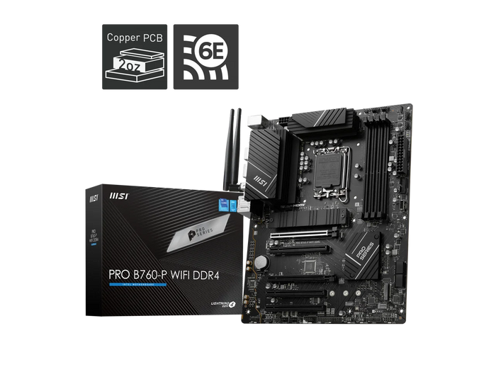 Placa B760 LGA 1700 DDR4
