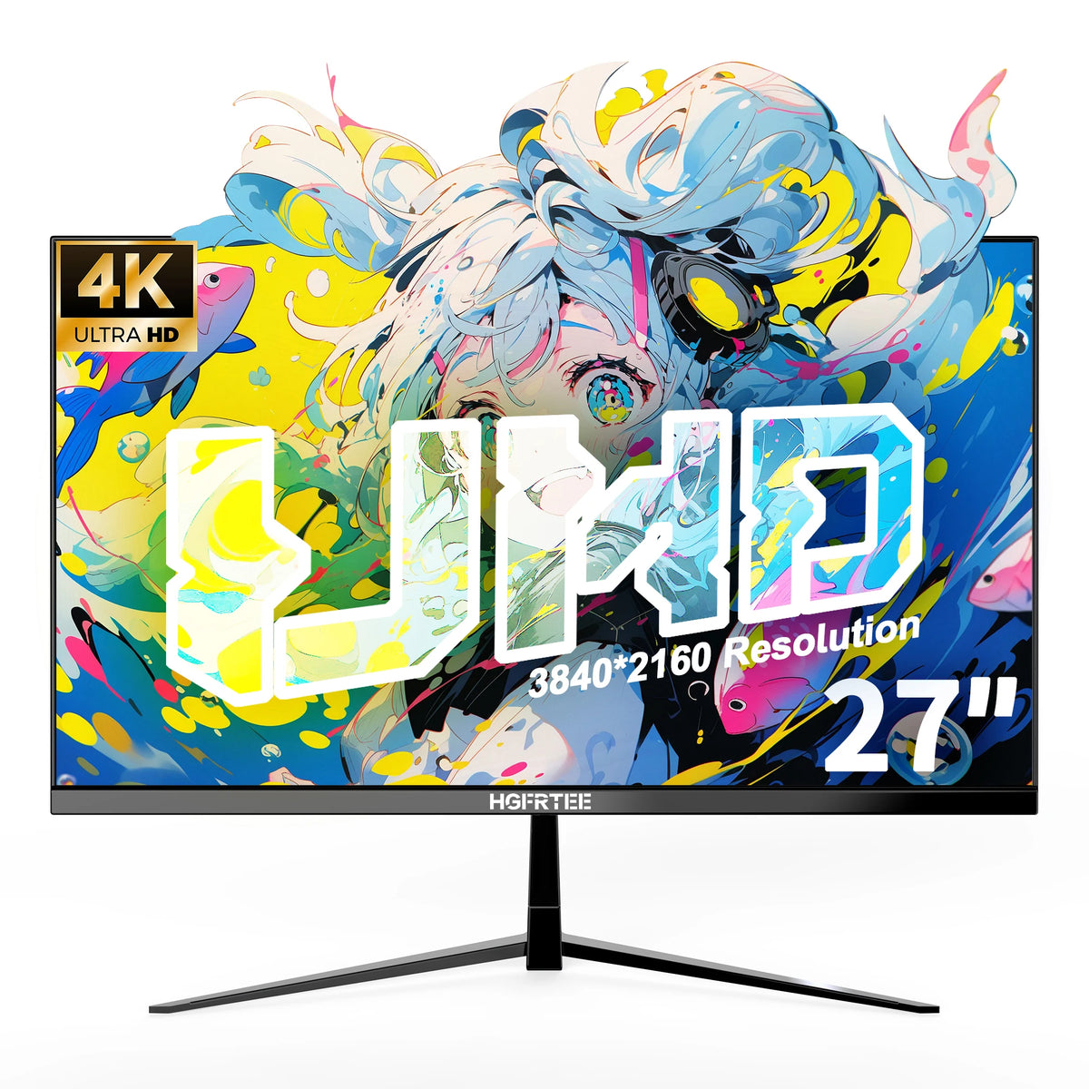 Monitor 27" 4K IPS 10-bit