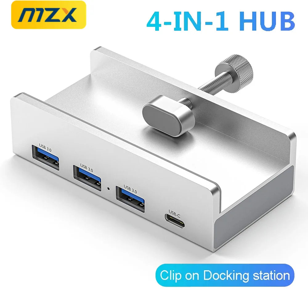 MZX Clip aluminio USB HUB 3.0