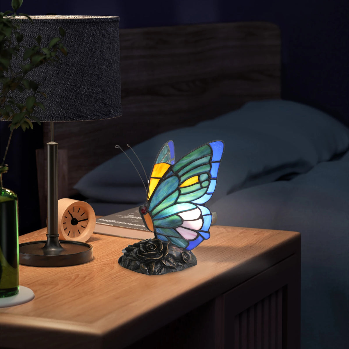Lámpara mariposa Tiffany