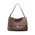 Bolso de hombro de cuero genuino para mujer