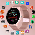 Reloj mesh rosa