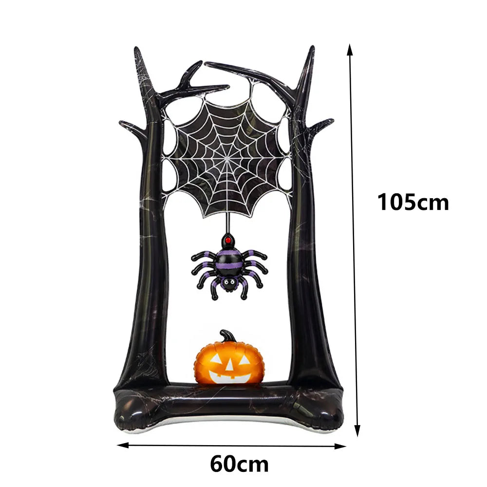 Globo telaraña y calabaza
