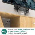 Organizador de cables de pared