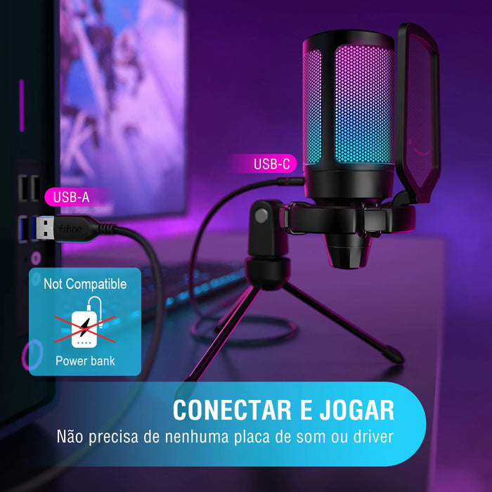 Micrófono A6V USB
