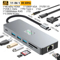Adaptador USB-C 11 en 1 HDMI VGA
