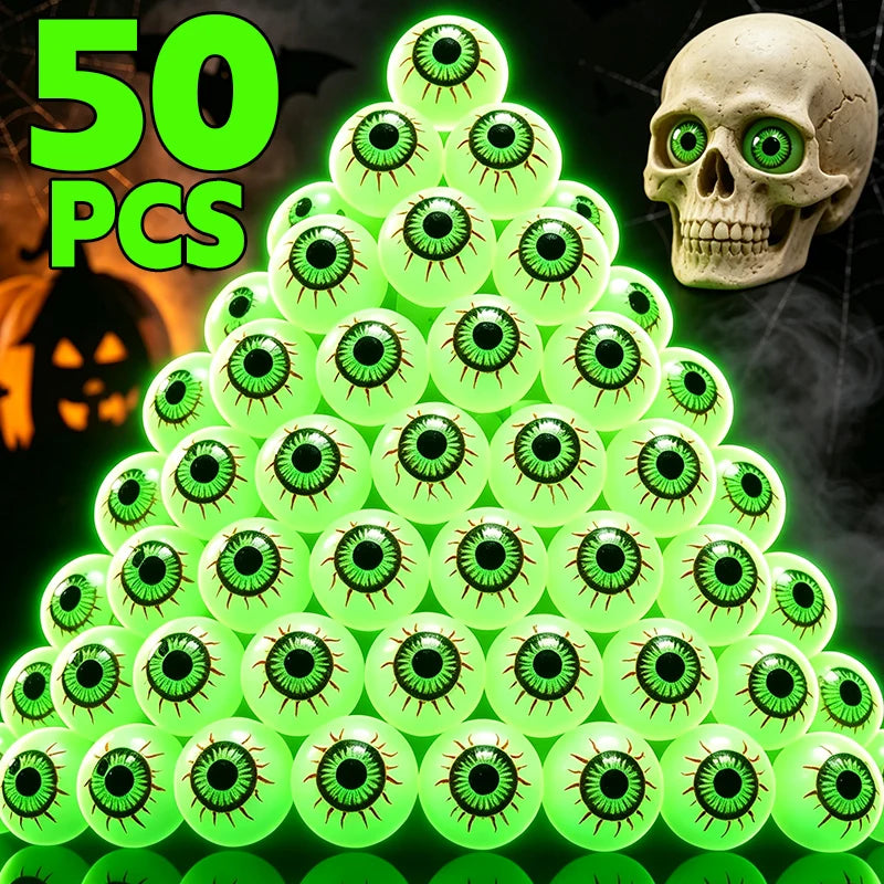 Ojos luminosos verdes 50 unidades