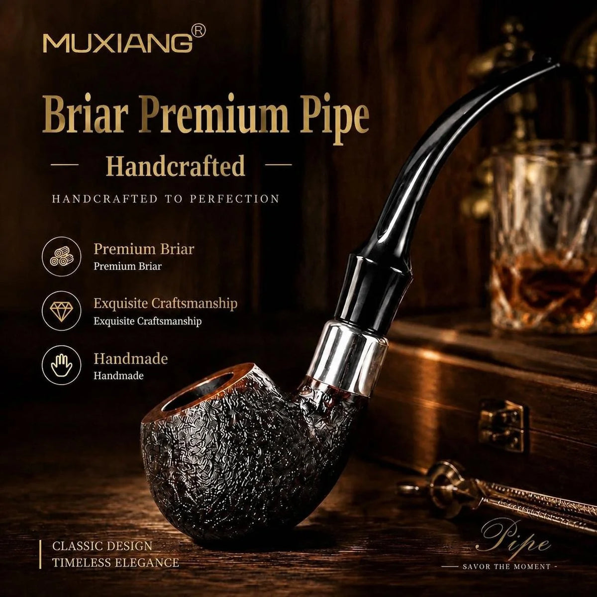 Pipa de madera briar