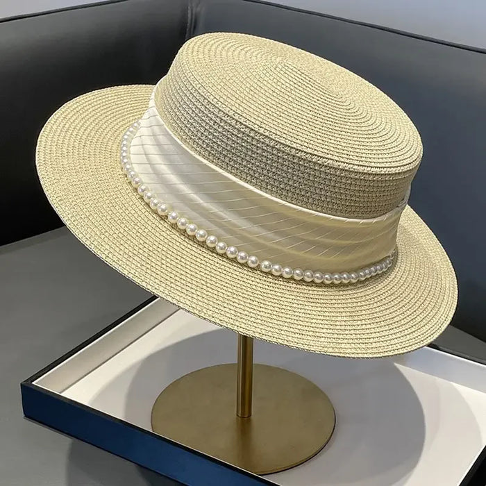 Gorra Perlas Crema
