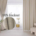Cortina blackout lino