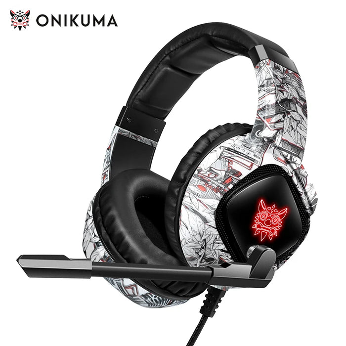 Audífonos ONIKUMA gamer LED