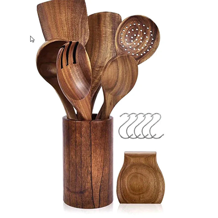 Set de Cucharones de Madera 5 Piezas