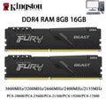 Kingston Fury Beast DDR4 8/16/32
