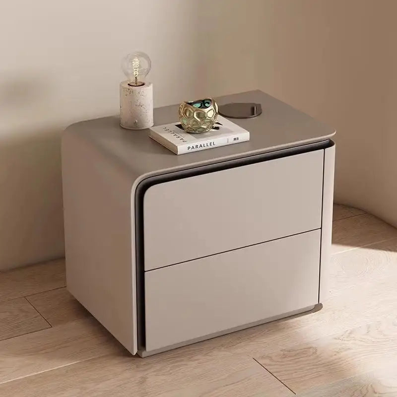 Mesa de noche taupe