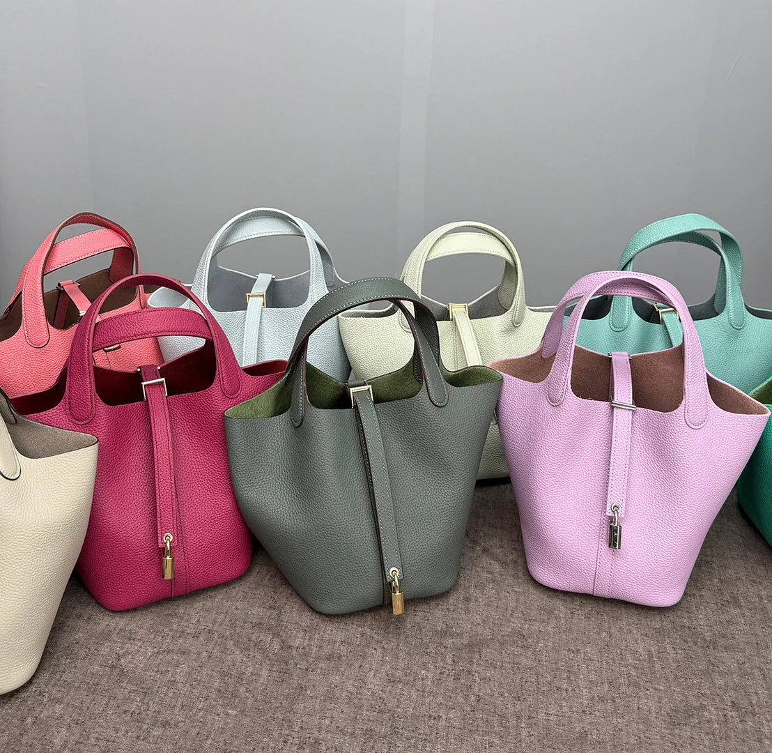 Bolso tipo cubo para mujer