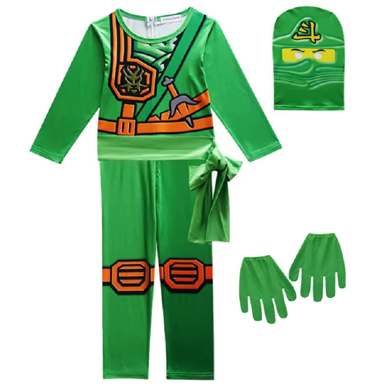 NINJA Cosplay Costume Jumpsuit Set Halloween Christmas Advanced Latest Ninja Cosplay Costume Party
