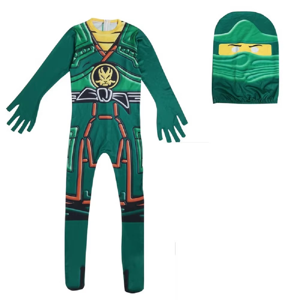 NINJA Cosplay Costume Jumpsuit Set Halloween Christmas Advanced Latest Ninja Cosplay Costume Party