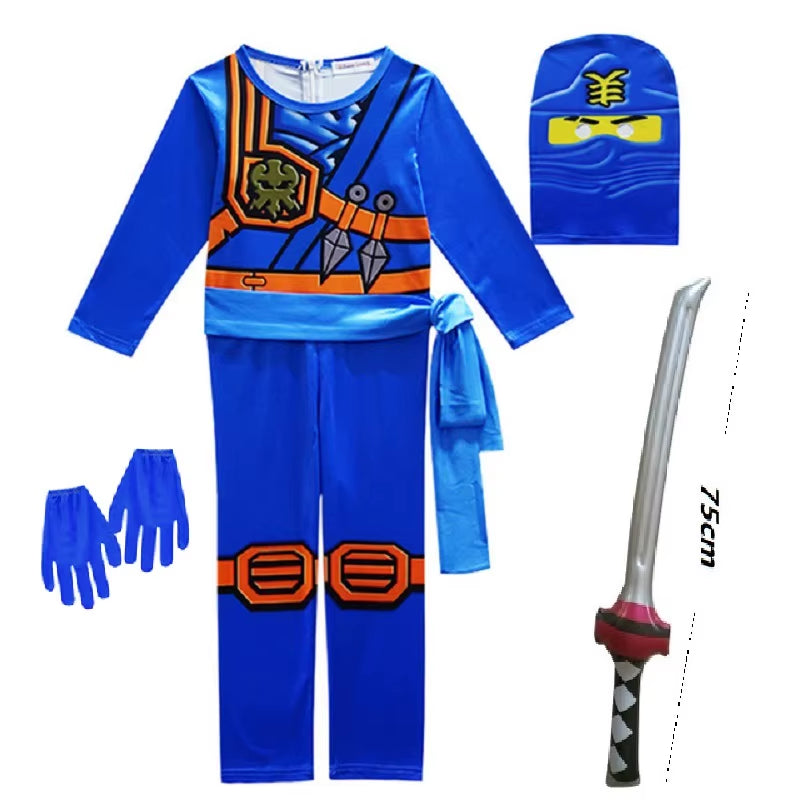 NINJA Cosplay Costume Jumpsuit Set Halloween Christmas Advanced Latest Ninja Cosplay Costume Party