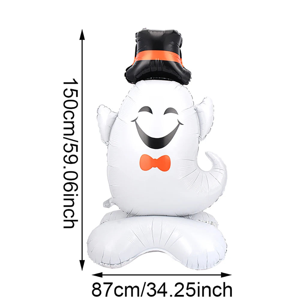 1Set Halloween Foil Balloons,Pumpkin Ghost Witch Aluminium Foil Balloons, Halloween Party Home Decorations