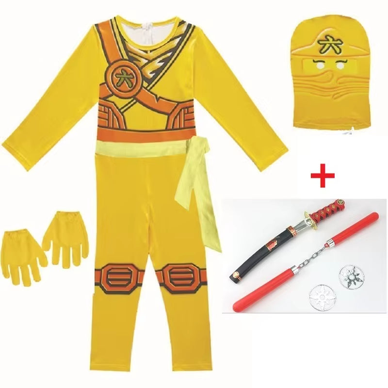 NINJA Cosplay Costume Jumpsuit Set Halloween Christmas Advanced Latest Ninja Cosplay Costume Party