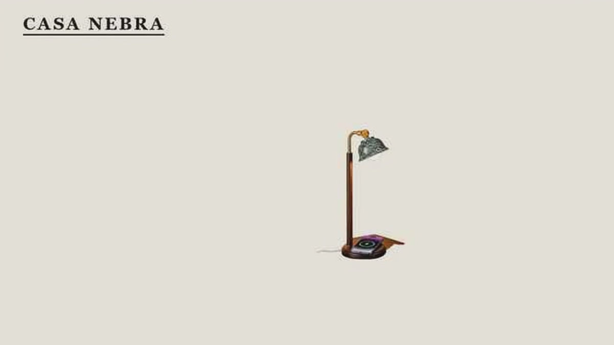 Lámpara de Mesa de Cerámica USB