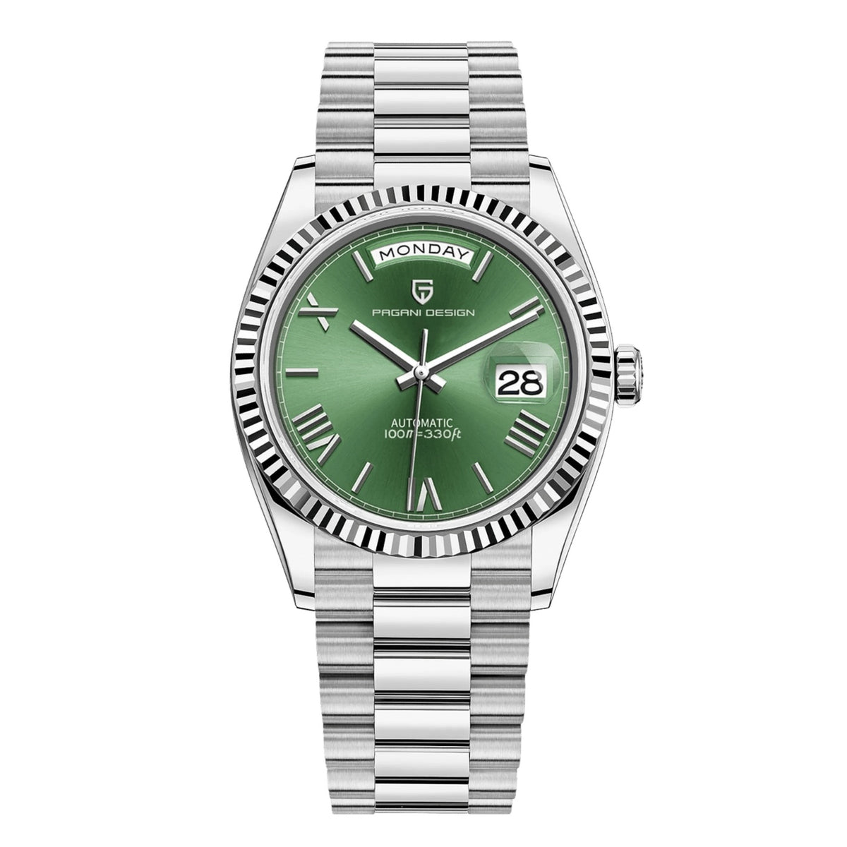 Reloj hombre verde PD-1752 Green